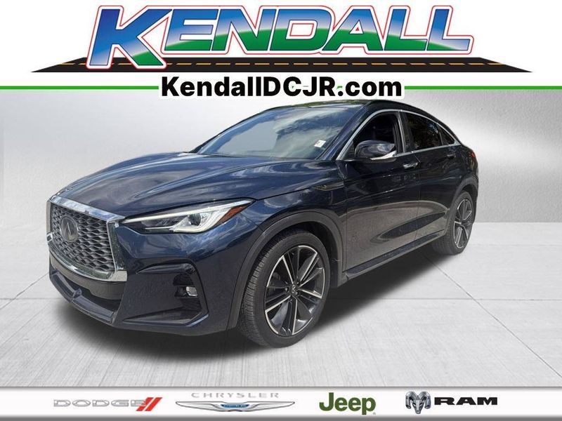 2022 Infiniti QX55 — a typically priced live listing