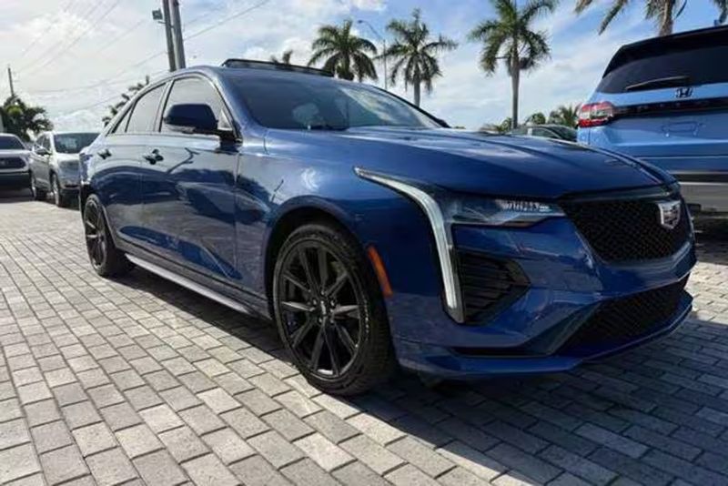 2021 Cadillac CT4 — a typically priced live listing