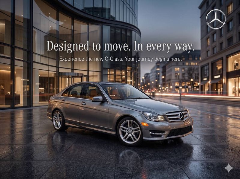 2012 Mercedes-Benz C-Class — a typically priced live listing
