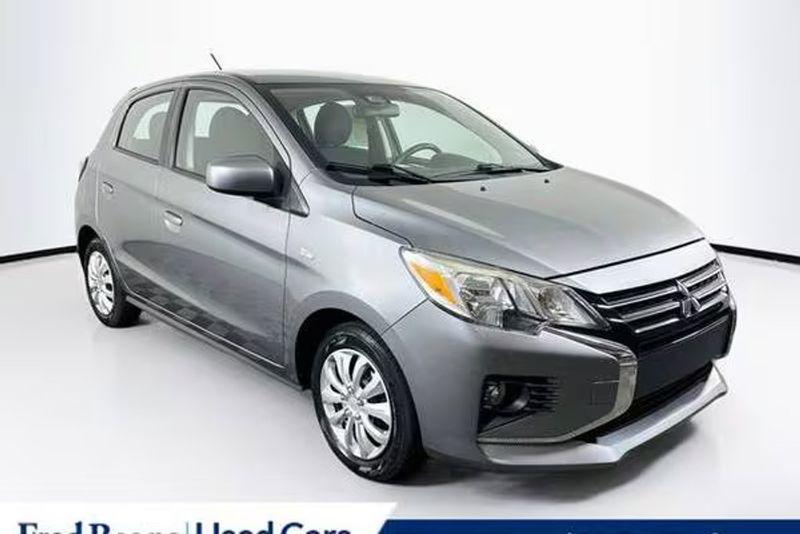 2022 Mitsubishi Mirage — a typically priced live listing