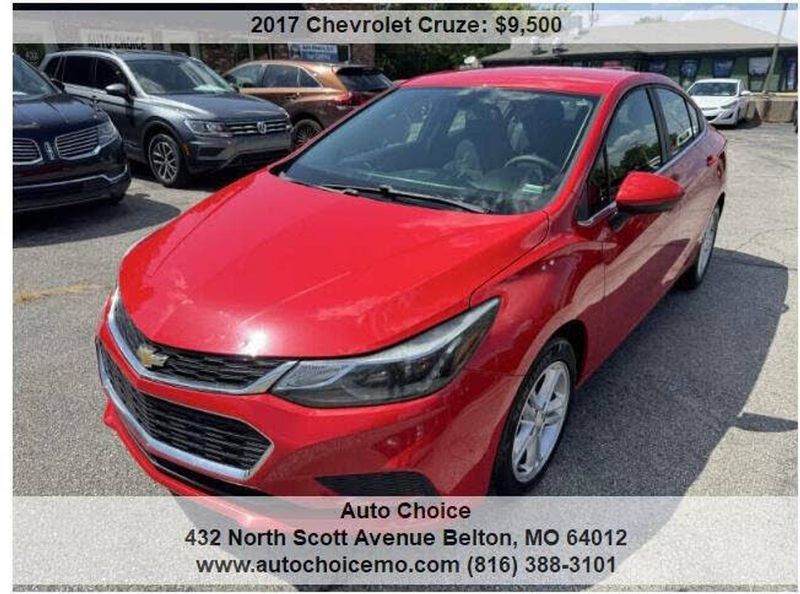 2017 Chevrolet Cruze — a typically priced live listing
