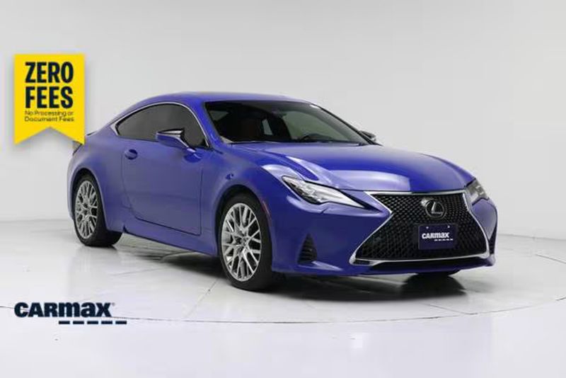 2021 Lexus RC — a typically priced live listing