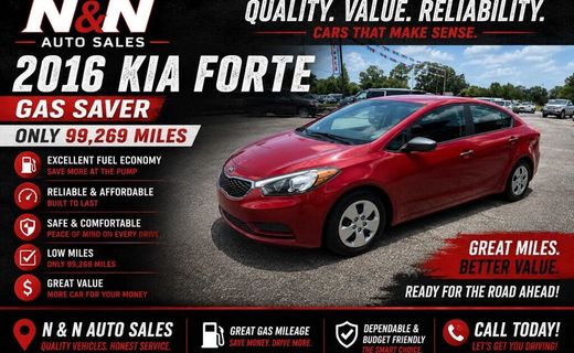 2016 Kia Forte GL Middle LOW
