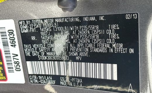 2013 Toyota Sienna XLE