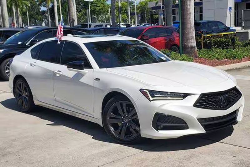 2022 Acura TLX — a typically priced live listing