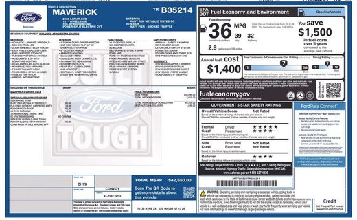 2026 Ford Maverick Lariat