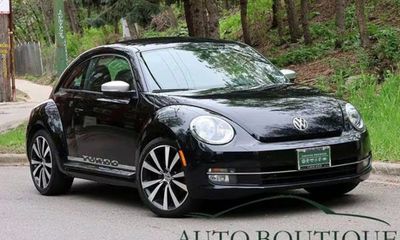 2012 Volkswagen Beetle Black Turbo