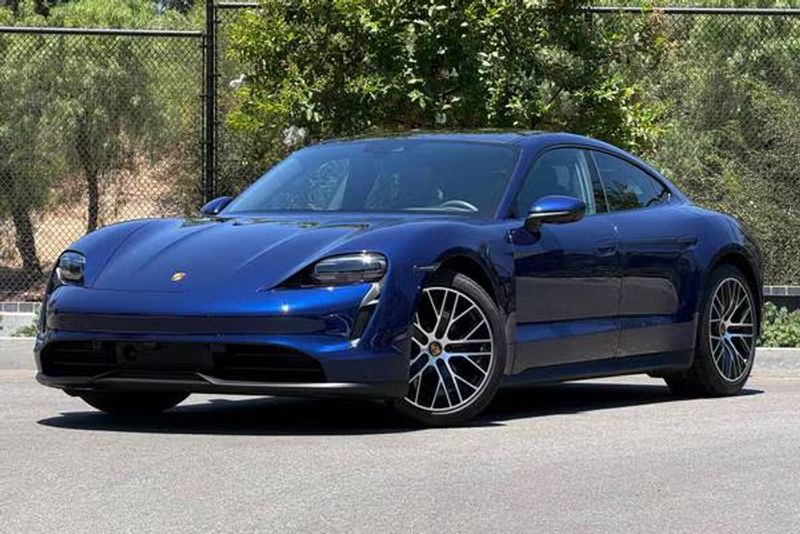 2023 Porsche Taycan — a typically priced live listing