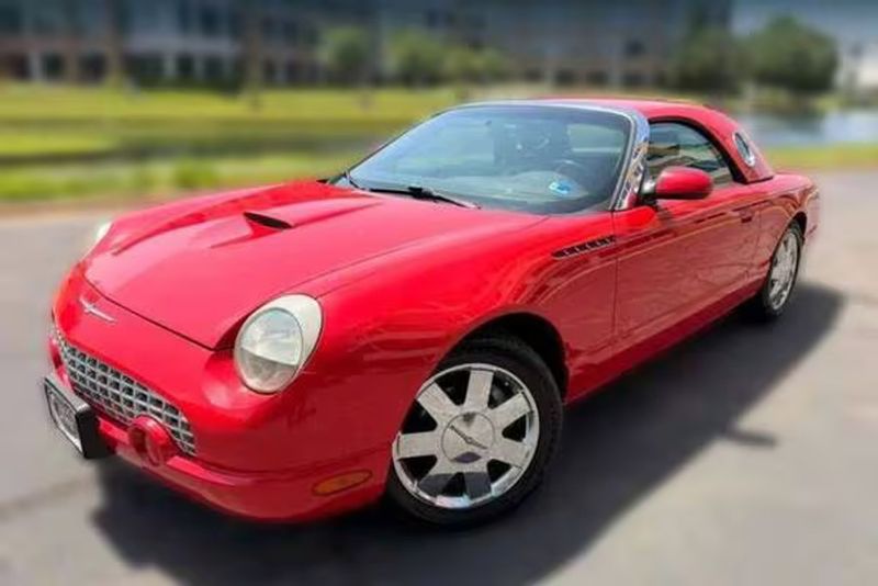 2002 Ford Thunderbird — a typically priced live listing