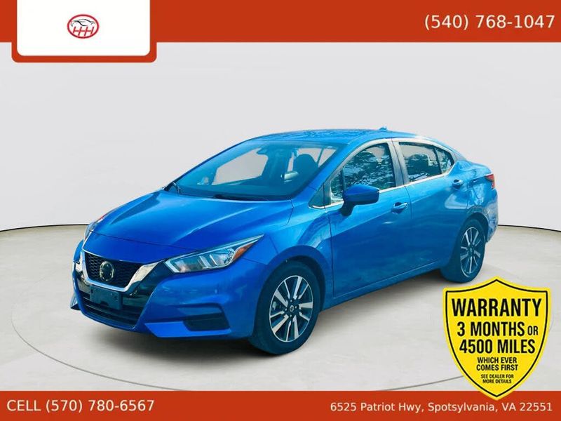 2021 Nissan Versa — a typically priced live listing