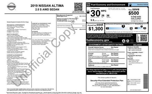2019 Nissan Altima S