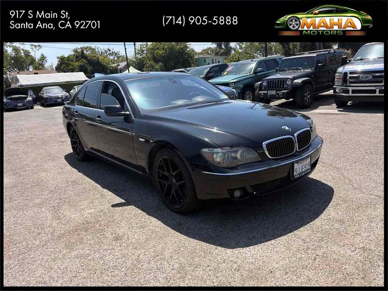 2007 BMW 750i — a typically priced live listing