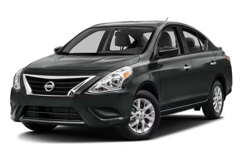 2016 Nissan Versa — a typically priced live listing
