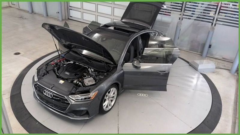 2022 Audi A7 — a typically priced live listing