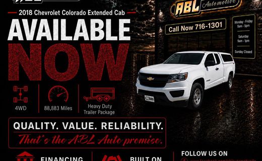 2018 Chevrolet Colorado Work Truck