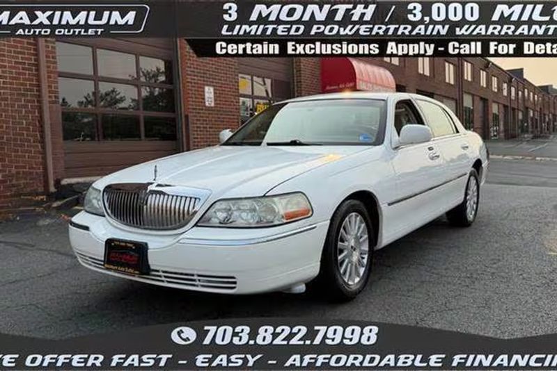 2003 Lincoln Town Car — a typically priced live listing