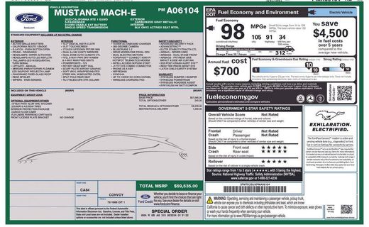 2023 Ford Mustang Mach-E California Route 1