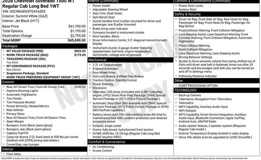2026 Chevrolet Silverado Work Truck
