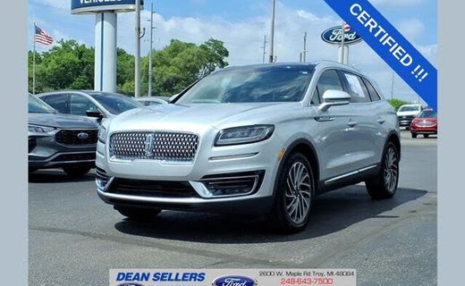 2019 Lincoln Nautilus Reserve