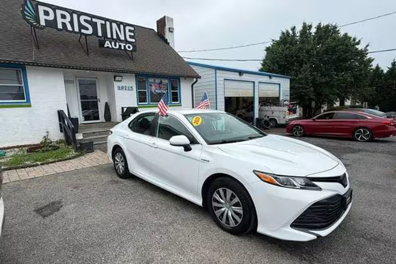 2020 Toyota Camry Hybrid — a typically priced live listing