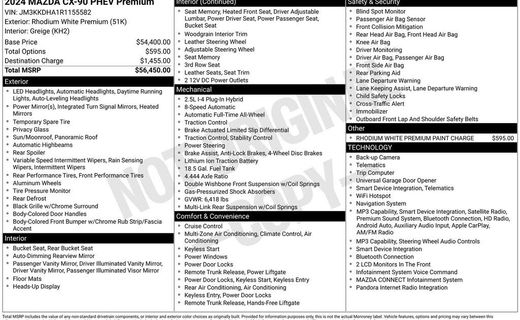2024 Mazda CX-90 Premium Package