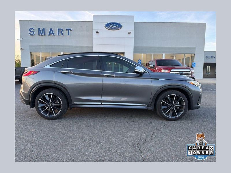 2023 Infiniti QX55 — a typically priced live listing