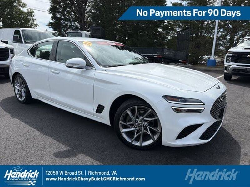 2022 Genesis G70 — a typically priced live listing