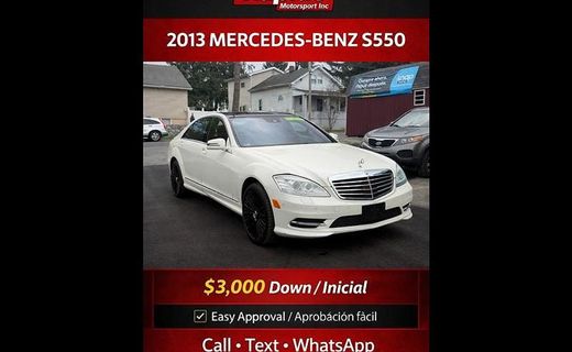 2013 Mercedes-Benz S-Class S550V 4 Matic
