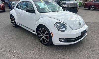 2012 Volkswagen Beetle Black Turbo