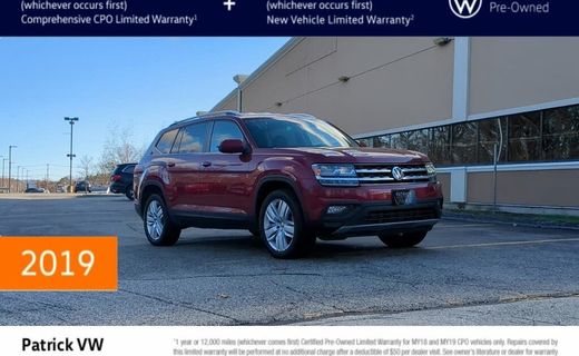 2019 Volkswagen Atlas 4MOTION SE