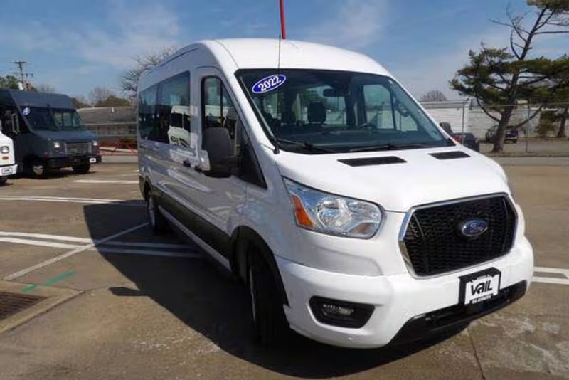 2022 Ford Transit Passenger Van — a typically priced live listing