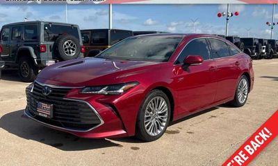 2021 Toyota Avalon Limited Clearance Back