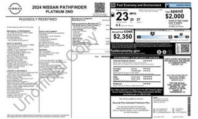 2024 Nissan Pathfinder Platinum