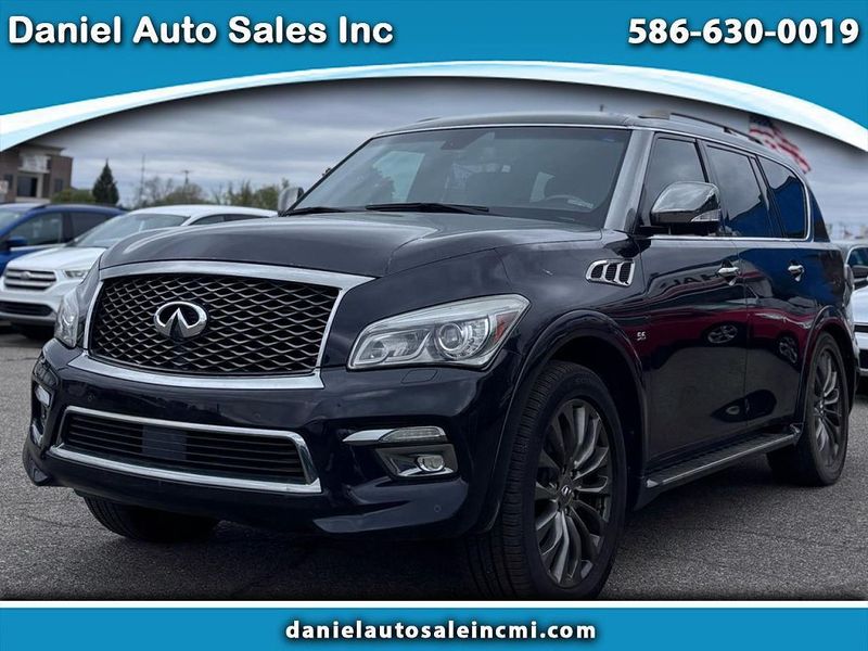 2015 Infiniti QX80 — a typically priced live listing