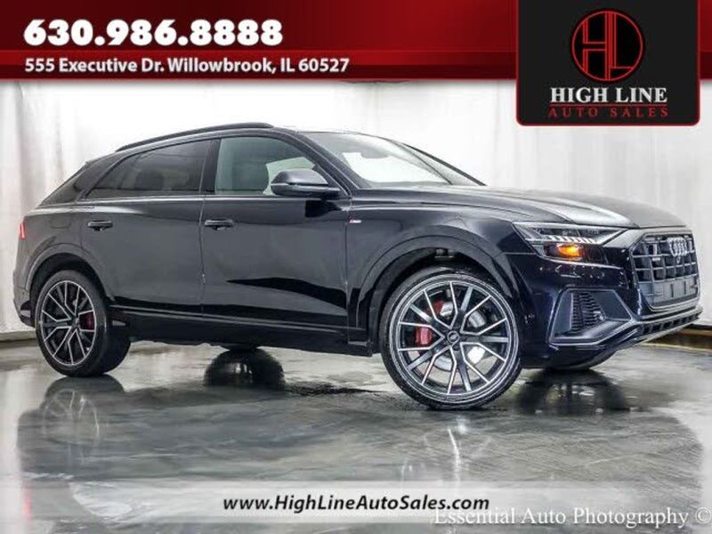 2021 Audi Q8 — a typically priced live listing