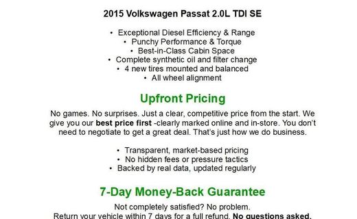 2015 Volkswagen Passat TDI SE