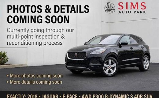2018 Jaguar E-Pace S
