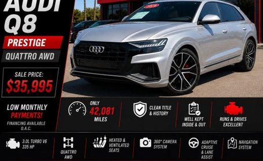 2019 Audi Q8 S Line Quattro