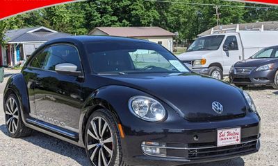 2012 Volkswagen Beetle Black Turbo