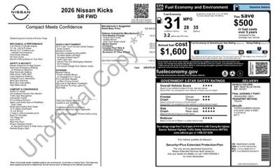2026 Nissan Kicks MPV SR