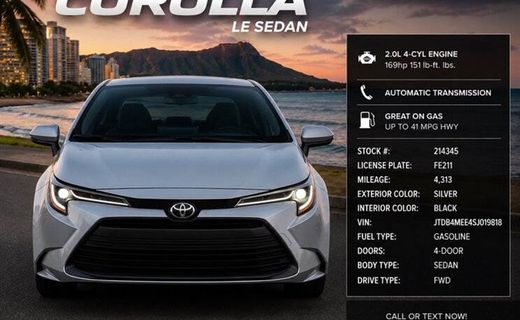 2025 Toyota Corolla