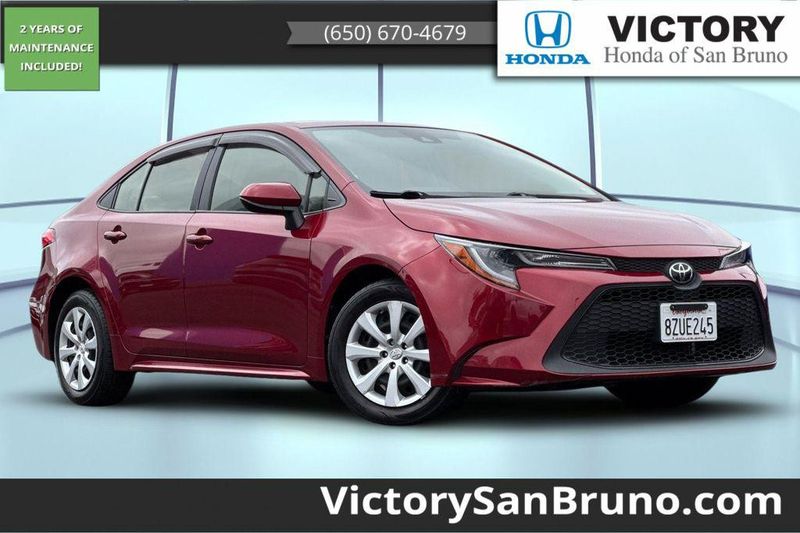 2022 Toyota Corolla — a typically priced live listing