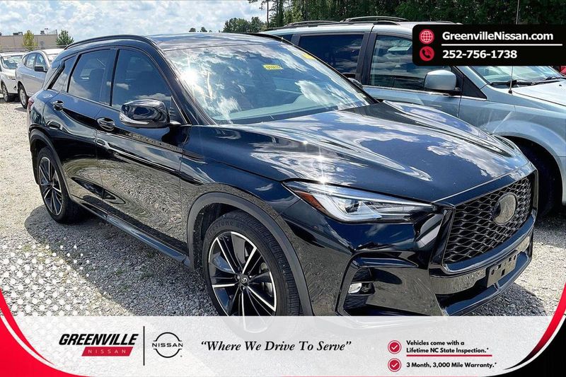 2023 Infiniti QX50 — a typically priced live listing