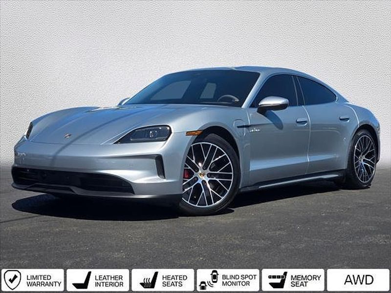 2025 Porsche Taycan — a typically priced live listing