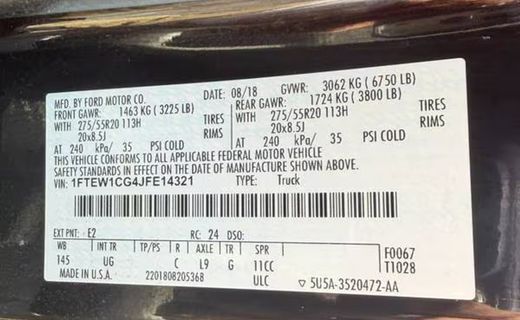 2018 Ford F-150 XLT