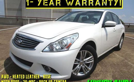 2011 Infiniti G37