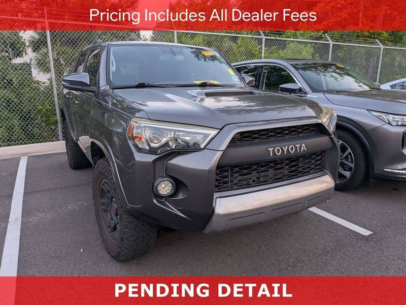 2018 Toyota 4runner — a typically priced live listing