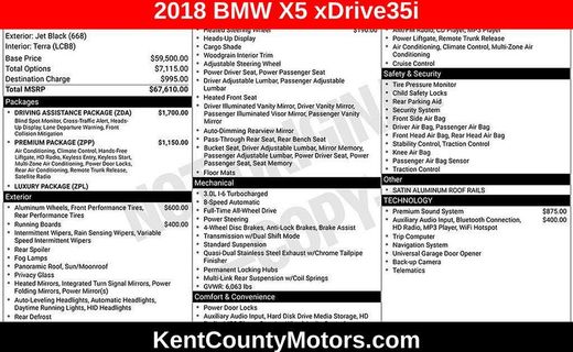 2018 BMW X5 XDRIVE35I