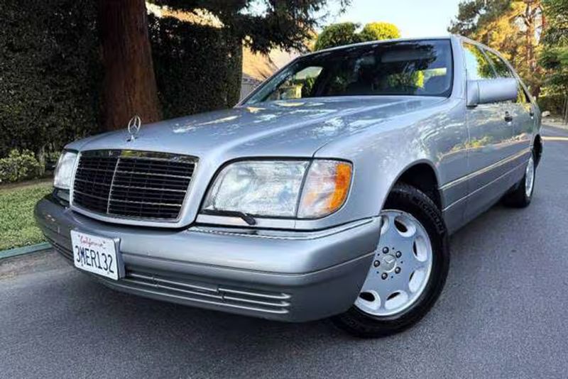 1995 Mercedes-Benz S-Class — a typically priced live listing
