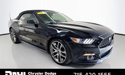 2015 Ford Mustang I4 Convertible